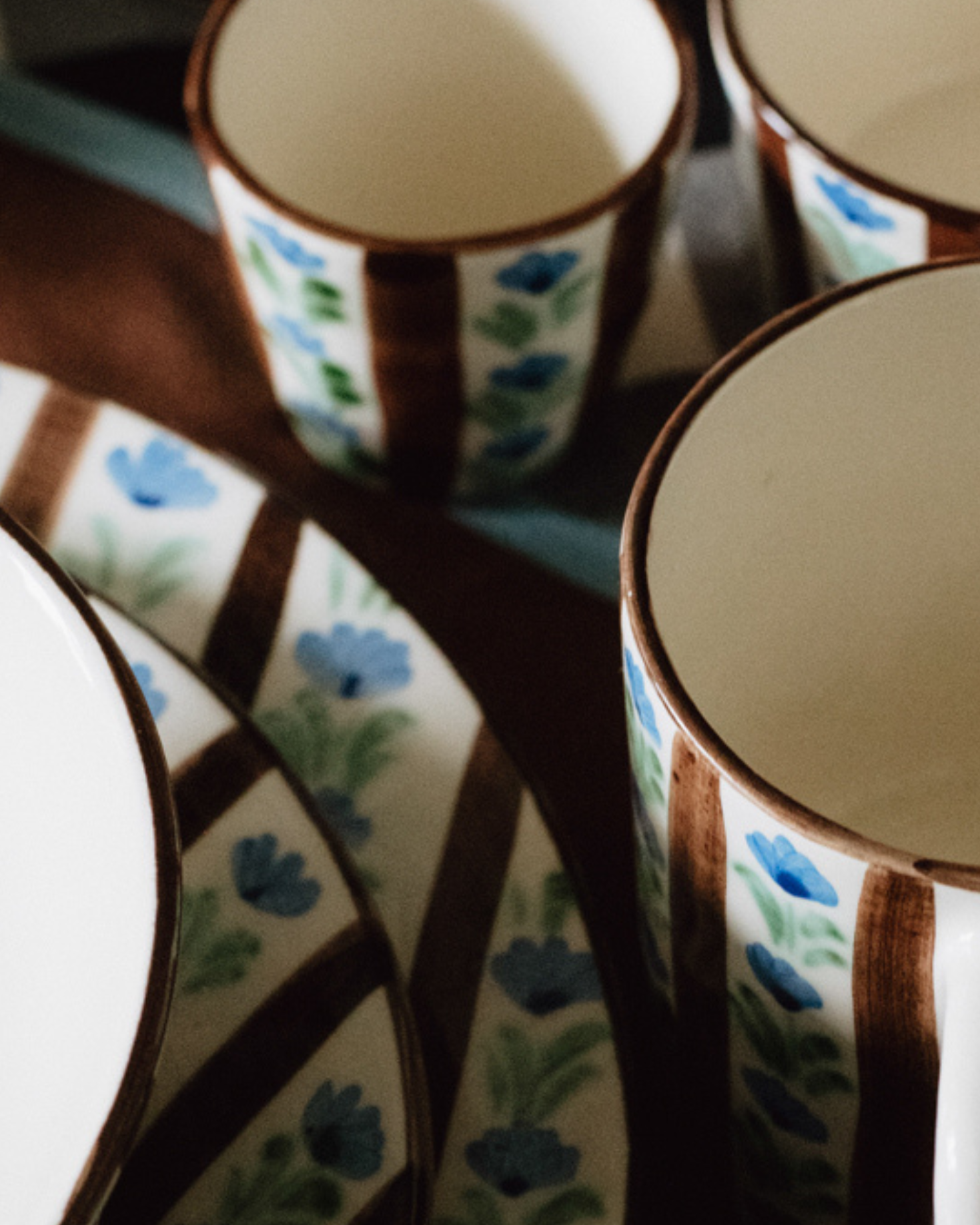 BLUE CHITA BREAD PLATE