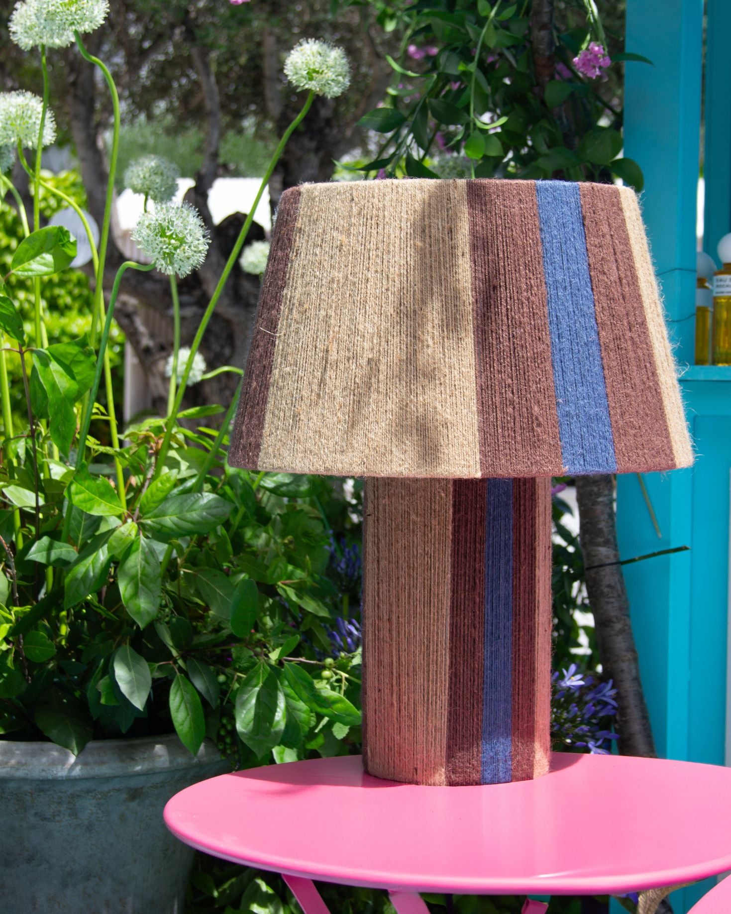 LARGE JUTE LAMP