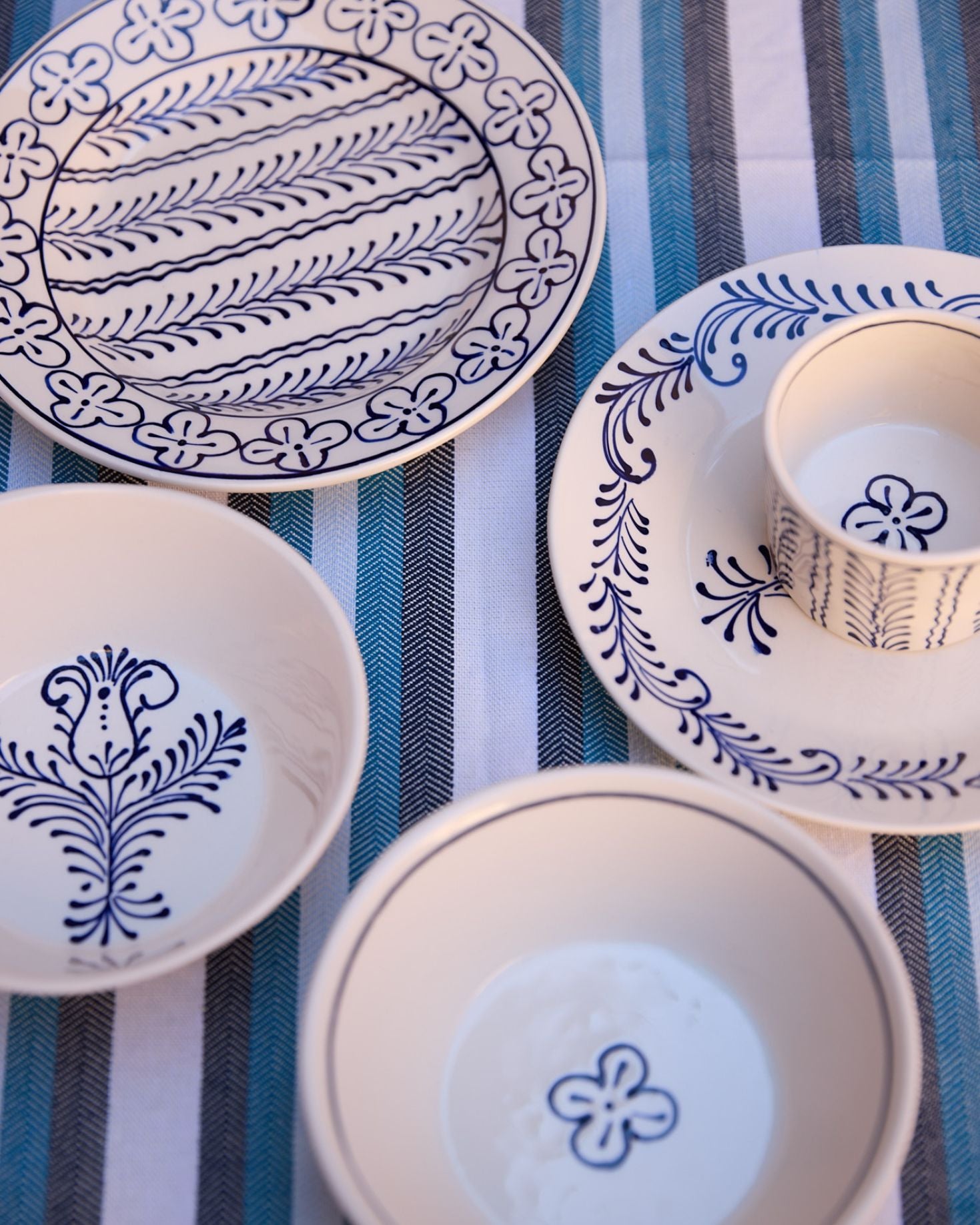 TAZA CAPPUCCINO CÁNDIDO (azul)