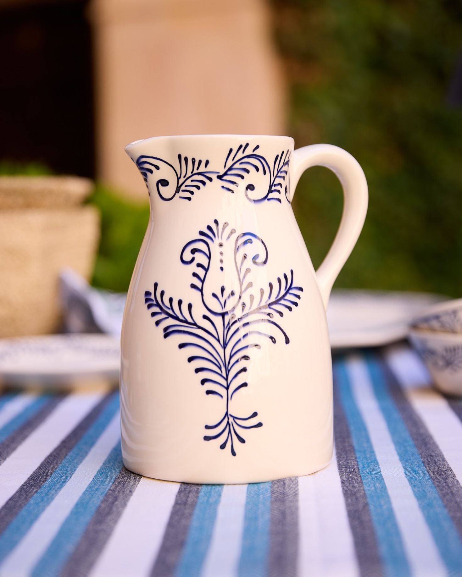 TERRACOTTA JUG (blue)