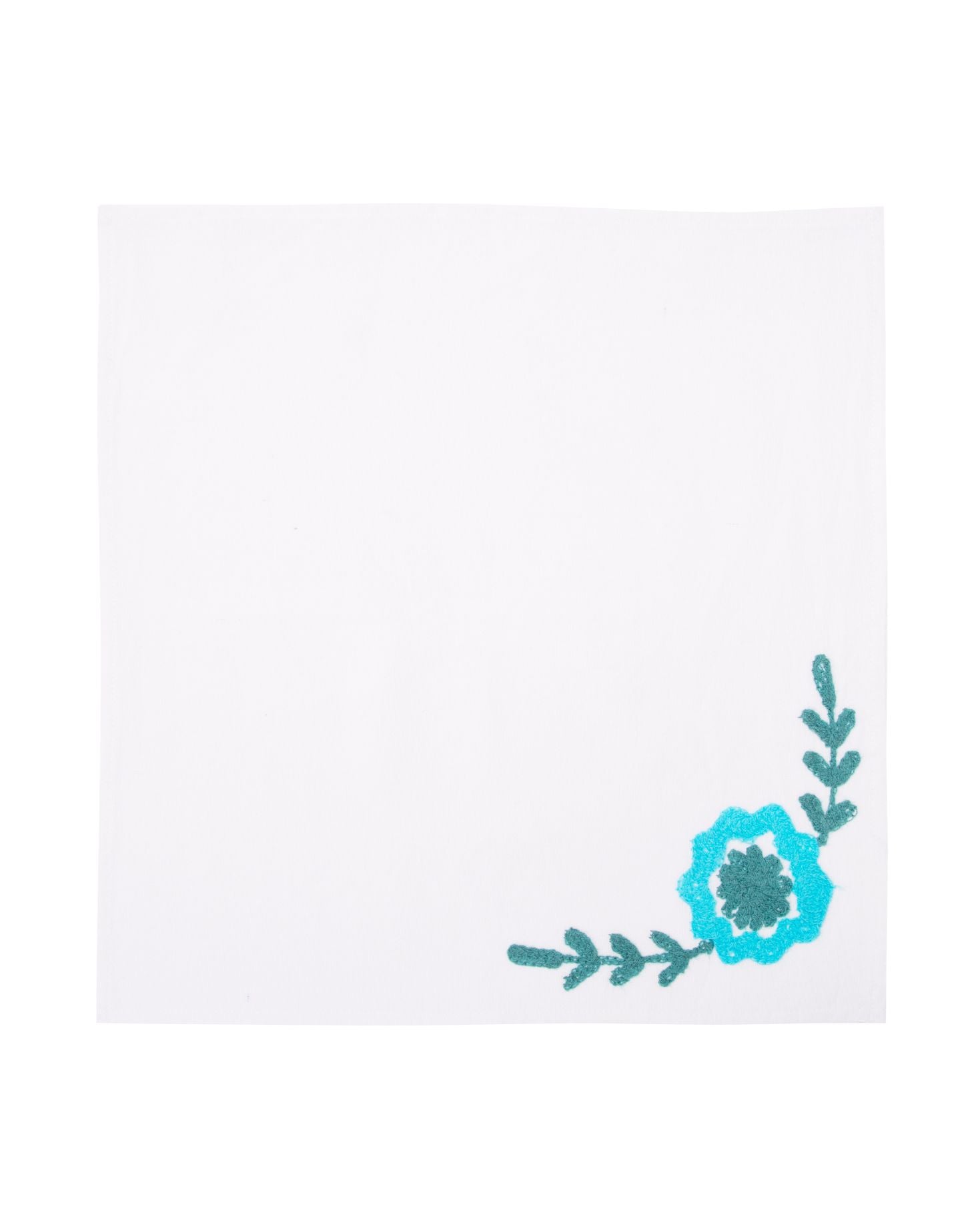 SET INDIVIDUAL Y SERVILLETA CALÉNDULA AZUL