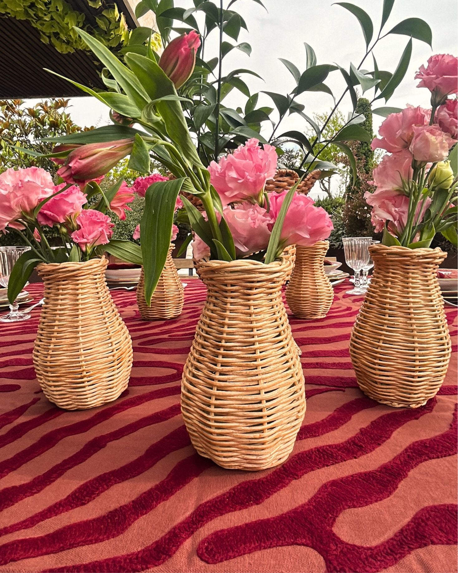 ELONGATED CHEST VASE