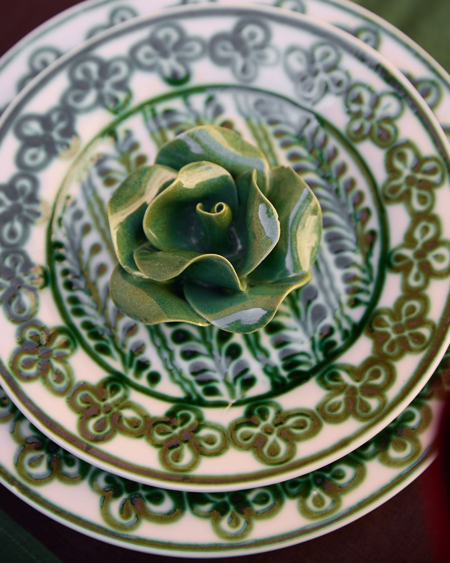 PLATO LLANO CÁNDIDO (verde)