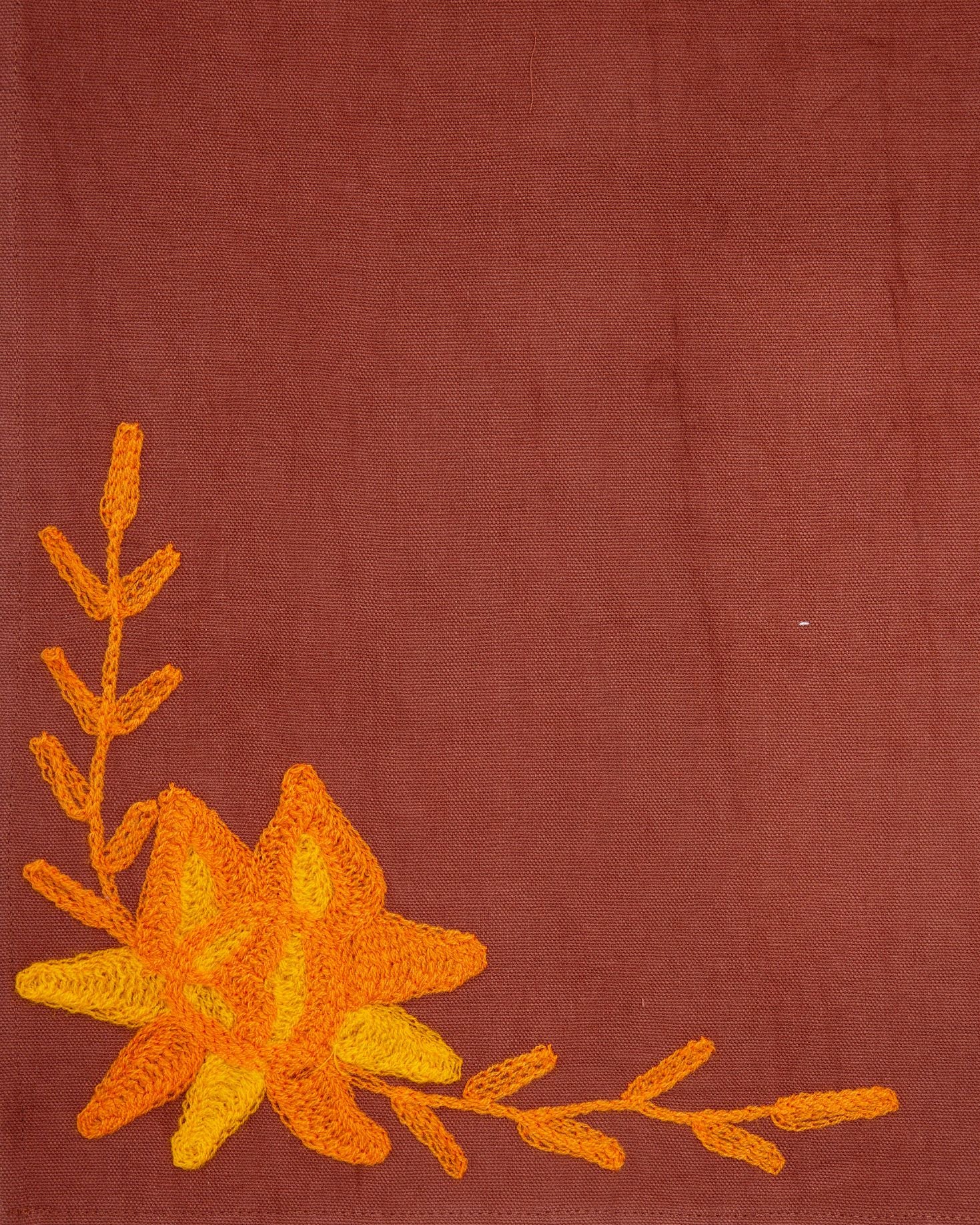 SET INDIVIDUAL Y SERVILLETA CAÑA MARRÓN