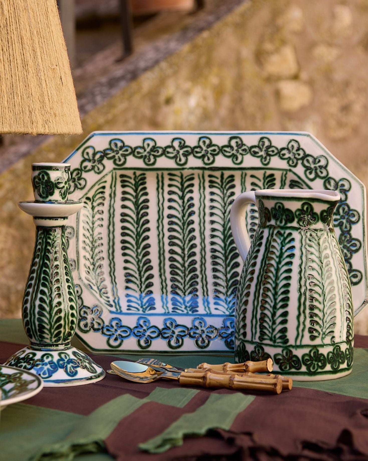 FUENTE RECTANGULAR CÁNDIDO (verde)
