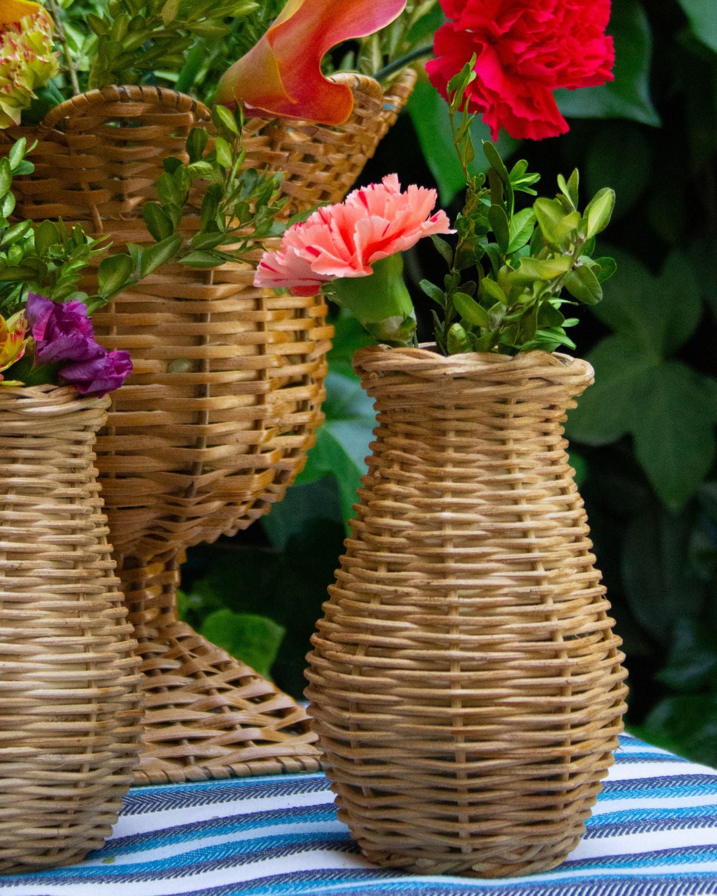 ELONGATED CHEST VASE