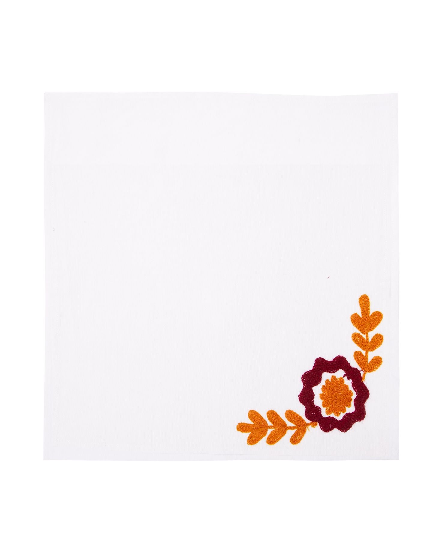 SET INDIVIDUAL Y SERVILLETA CALÉNDULA NARANJA