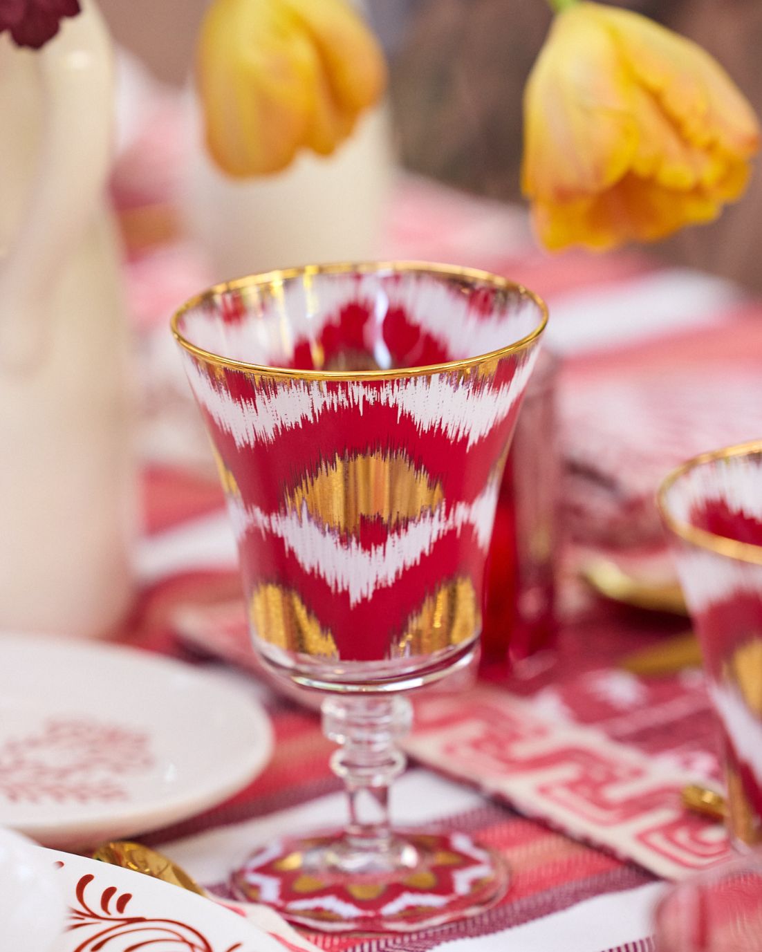 RECTANGULAR BRECA TABLECLOTH (red)