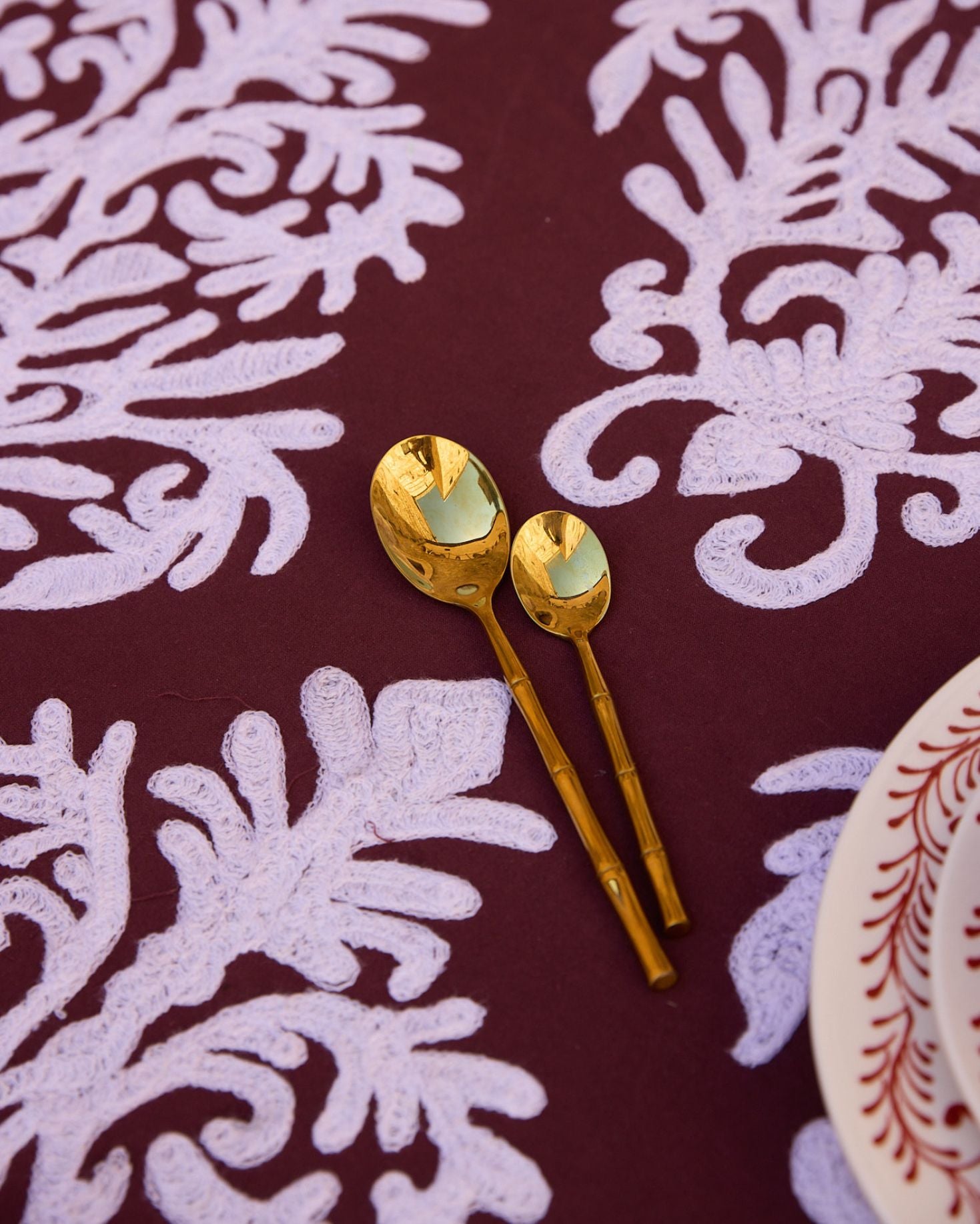 RECTANGULAR BRECA TABLECLOTH (red)