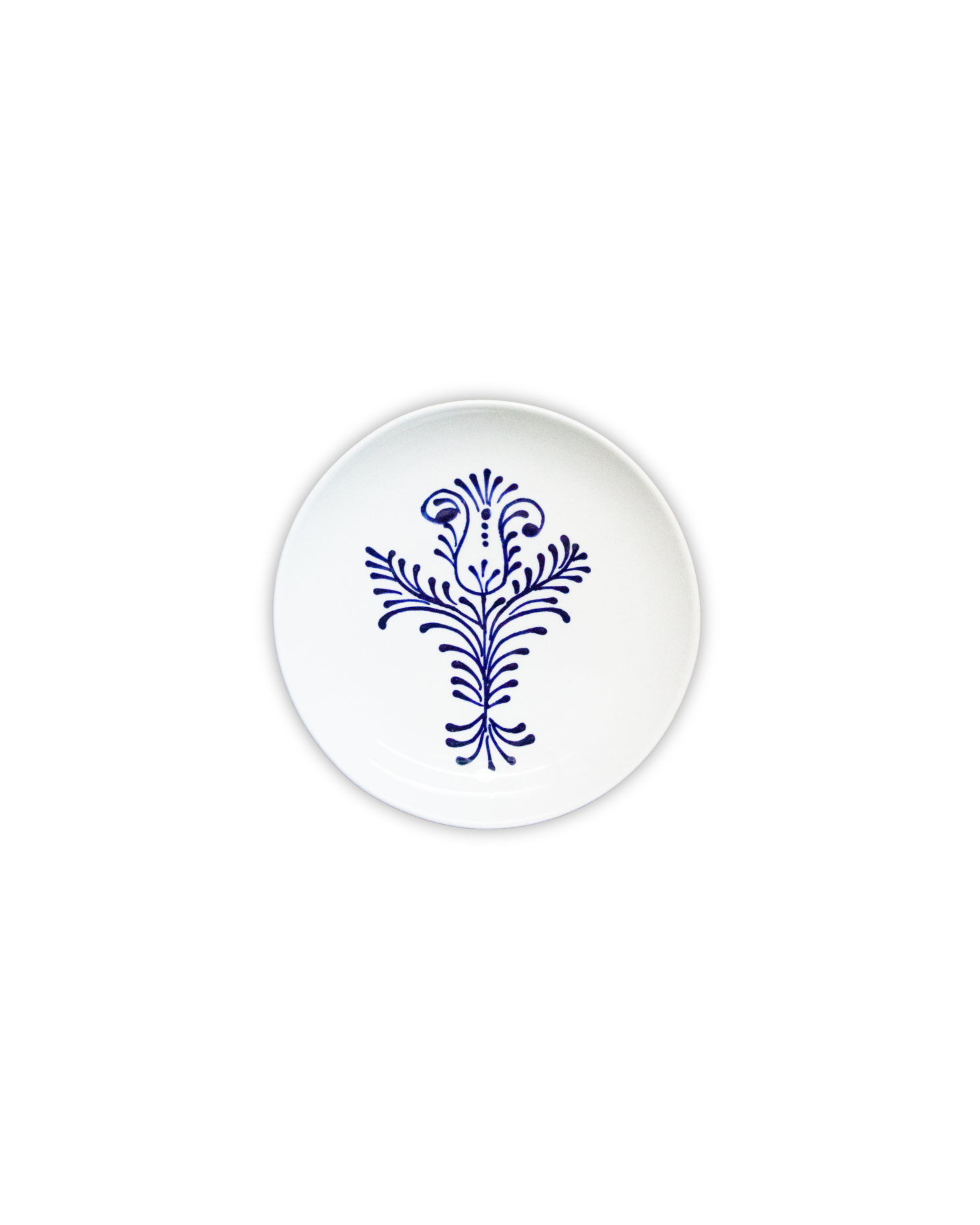 PLATO DE PAN TERRACOTA (azul)