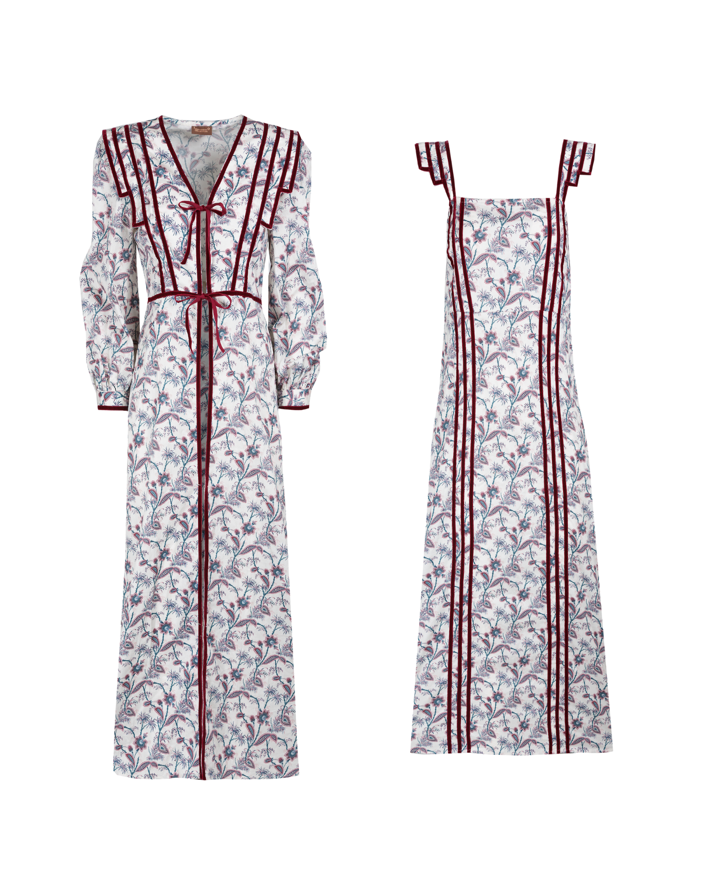 CASTILLO ROBE AND NIGHTGOWN (burgundy)