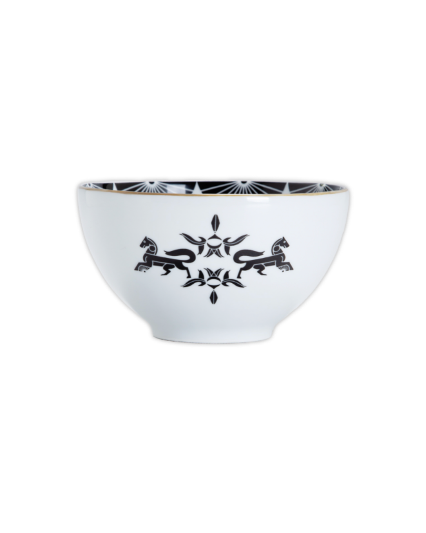 BLACK EQUESTRIAN BOWL