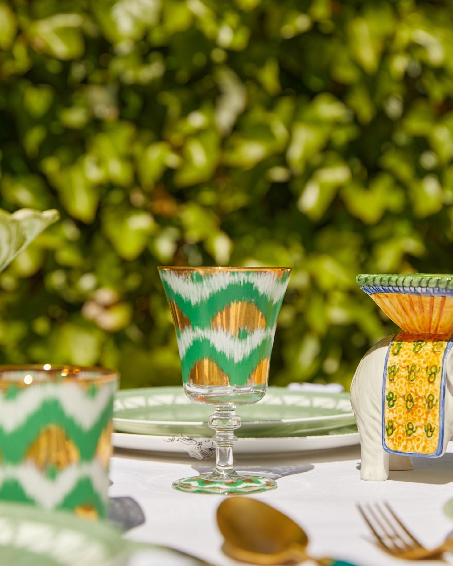 GREEN IKAT CUP