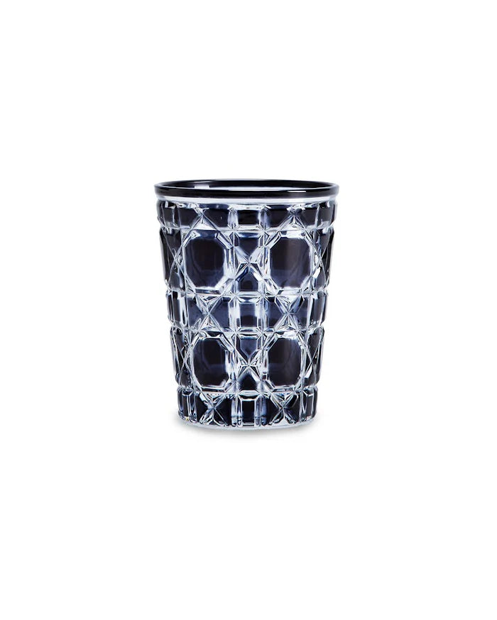 PACK 6 VASOS DE CRISTAL NEGRO