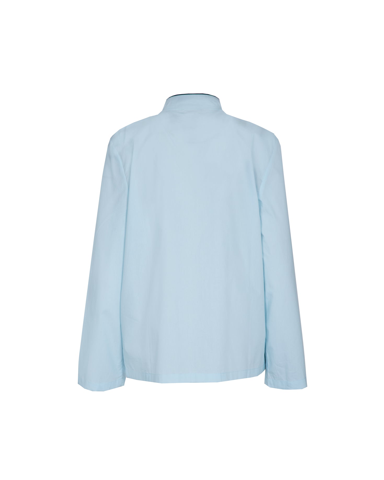 CONJUNTO PIJAMA AZUL CON RIBETE AZUL