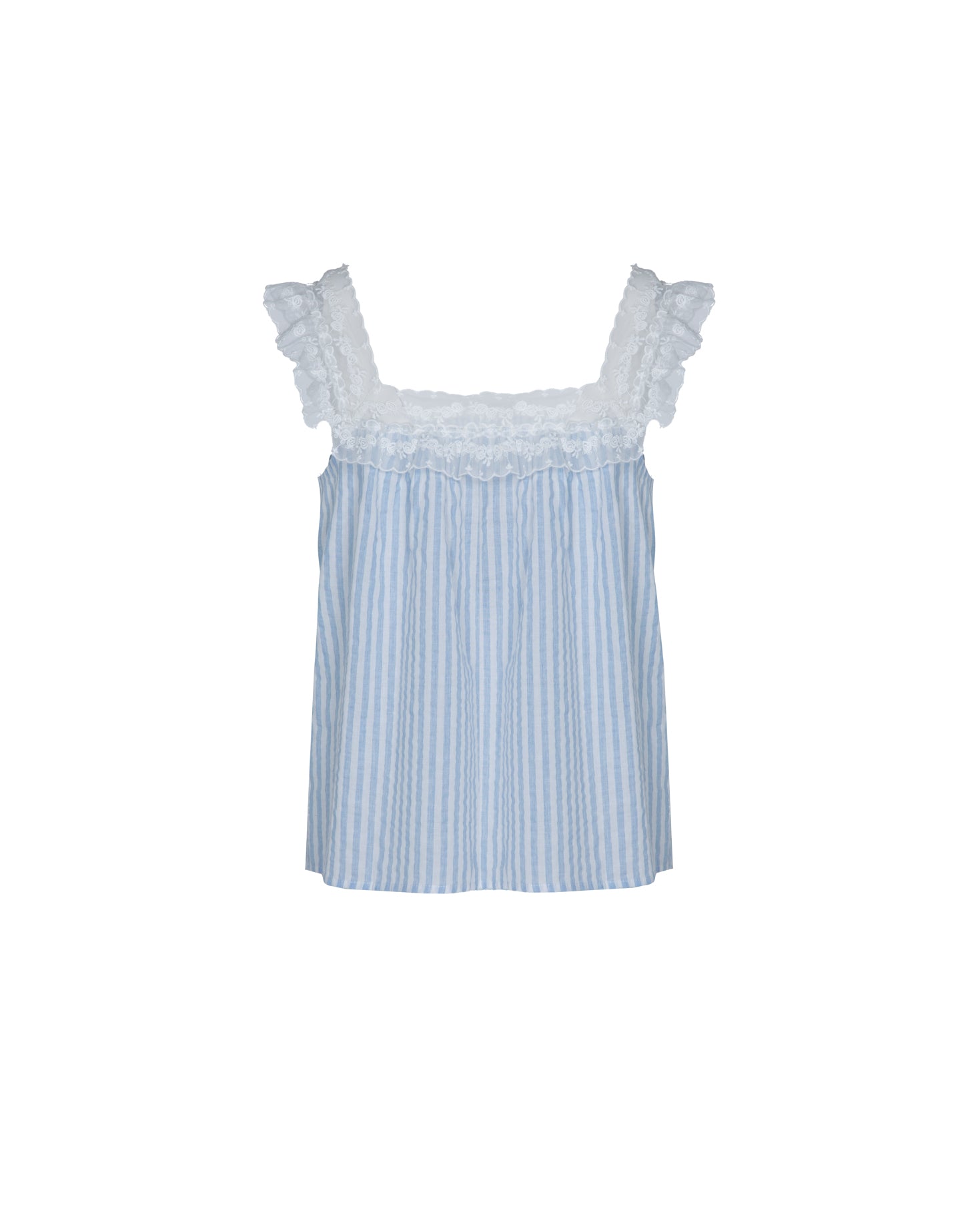 BLUE LINGERIE PAJAMAS SET