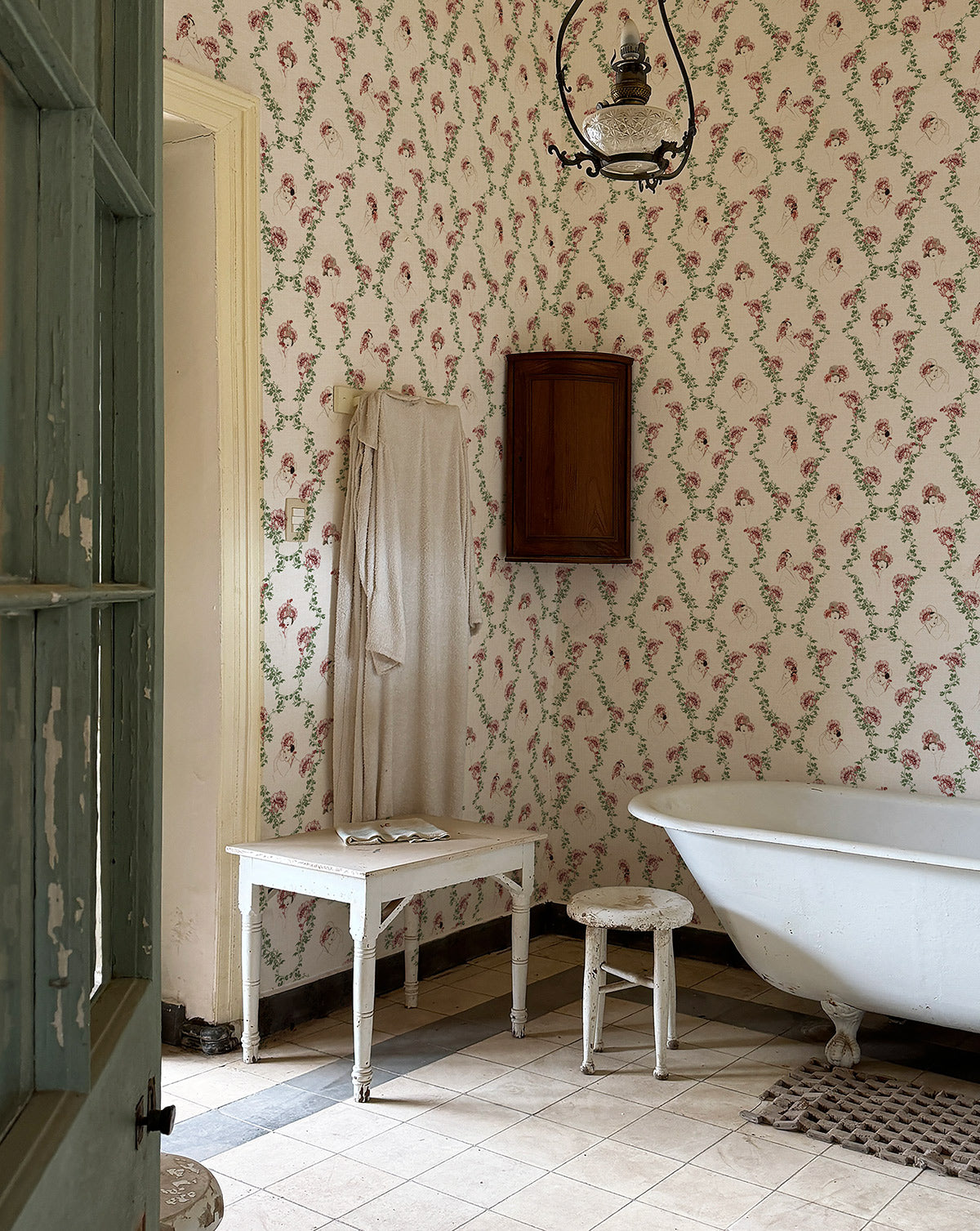 ISABEL GREEN WALLPAPER (5m2 roll)