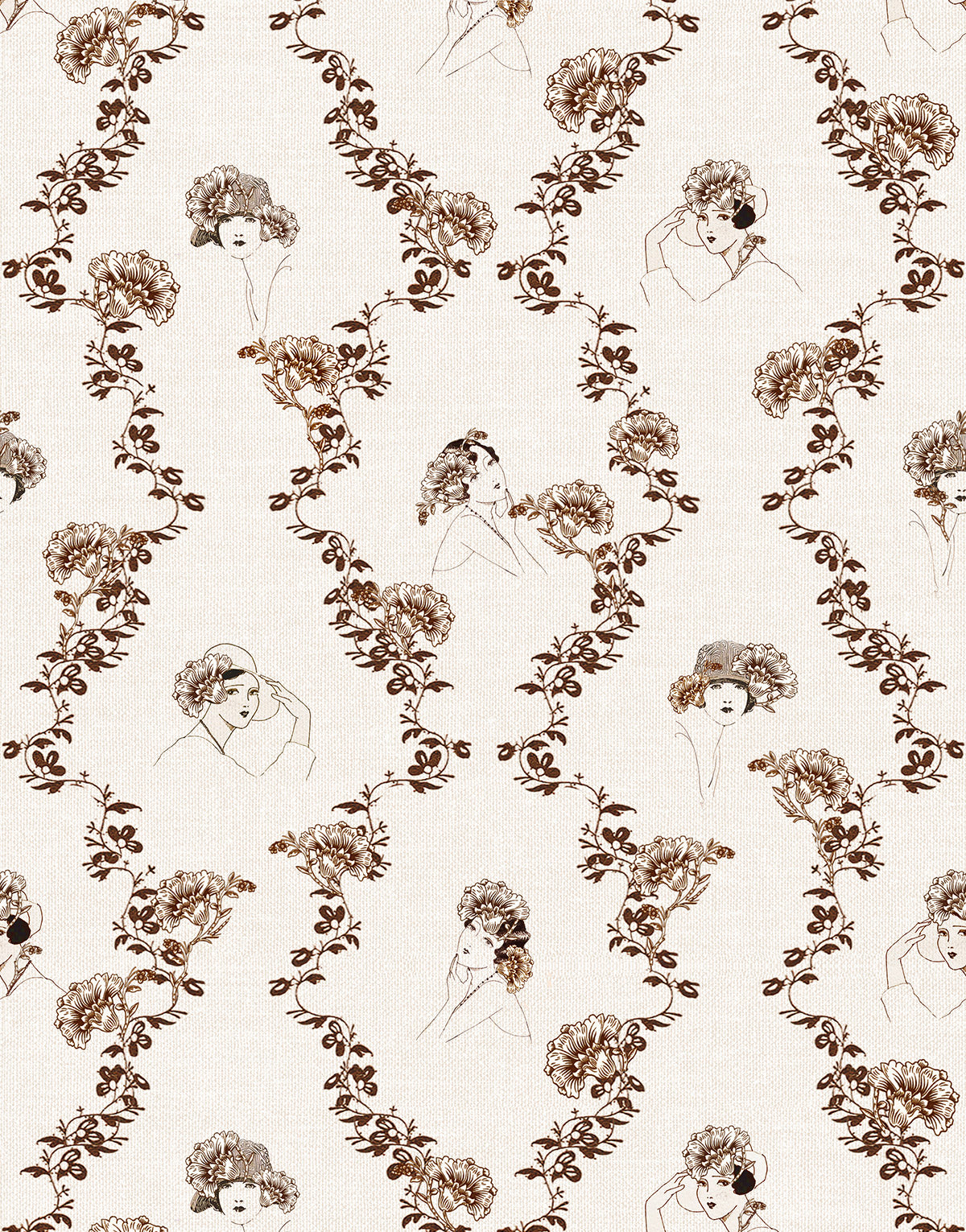 ISABEL BROWN WALLPAPER (5m2 roll)