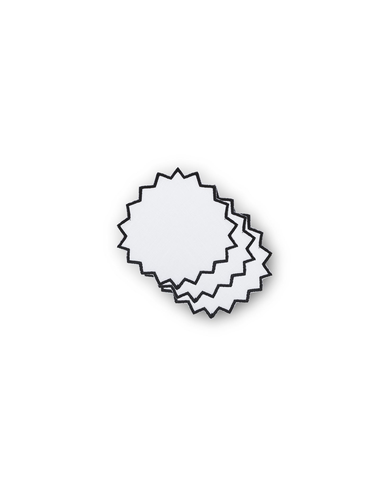 PACK PANERA/POSAVASOS CON RIBETE GEOMETRICO