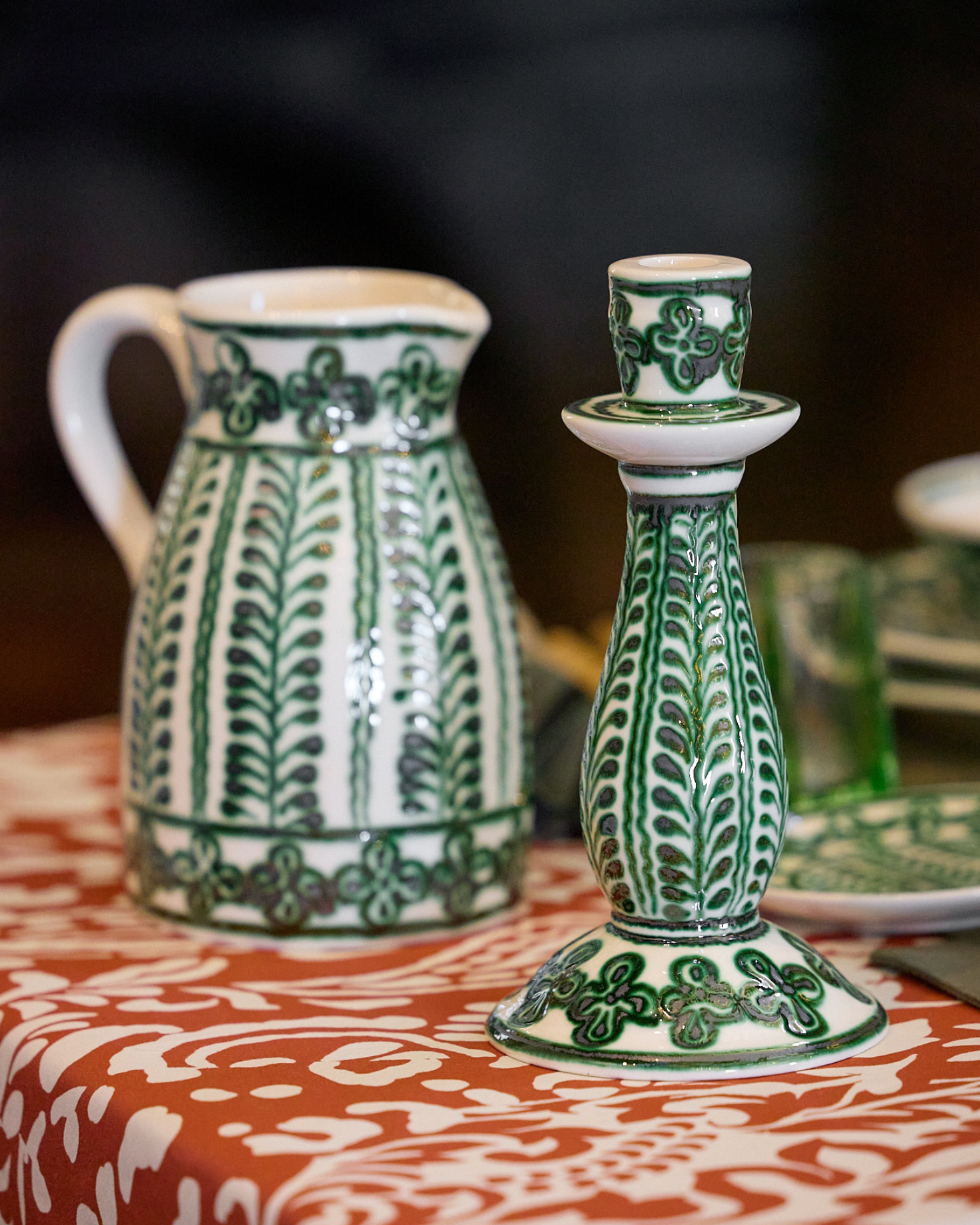 CANDELABRO CÁNDIDO (verde)
