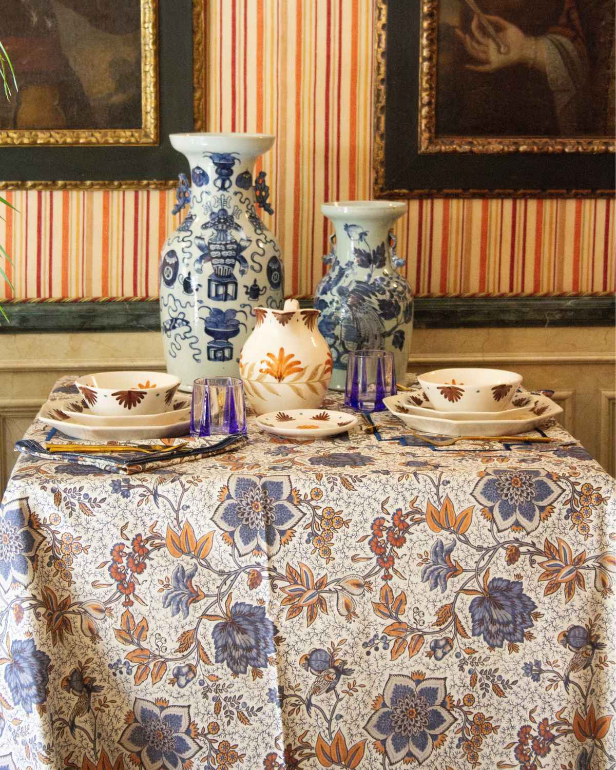 MANTEL ARDEN RECTANGULAR (Azul)