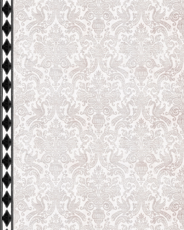 PAPEL PINTADO CAROLINA NEGRO (rollo 5m2)