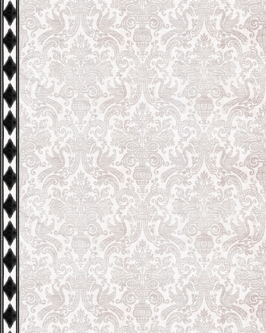 PAPEL PINTADO CAROLINA NEGRO (rollo 5m2)