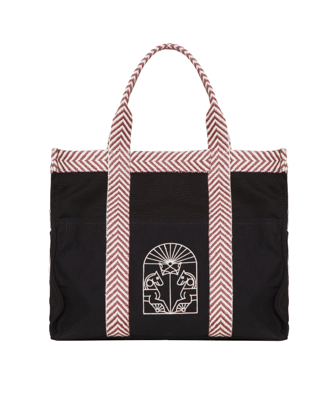 BOLSO TOTE GRECA (negro)