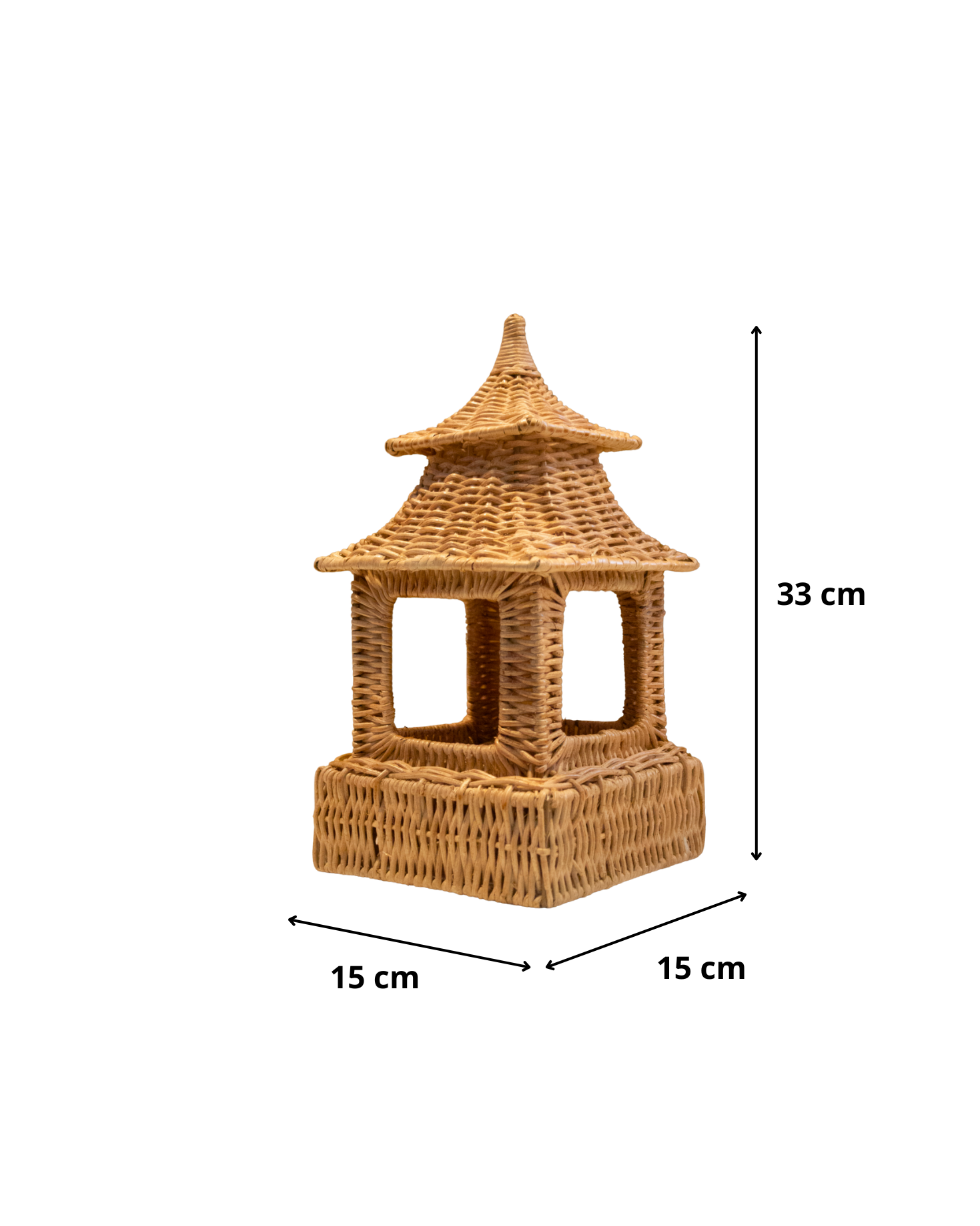 PÁGODA DE MIMBRE GRANDE
