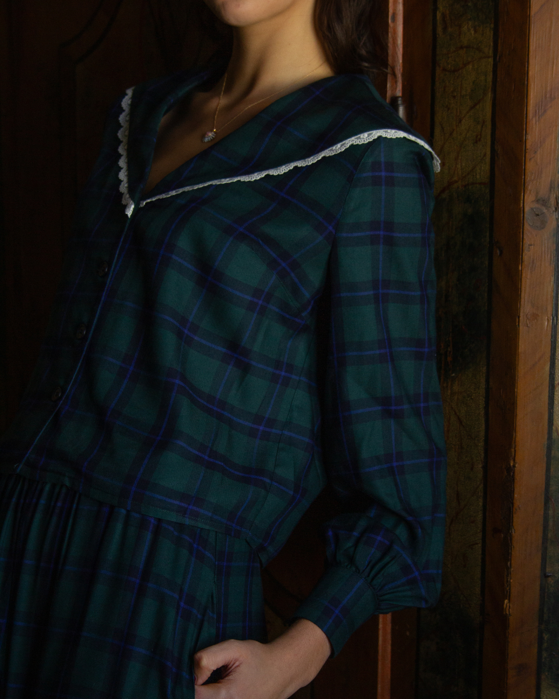 PIJAMA CASTILLO (tartán verde)