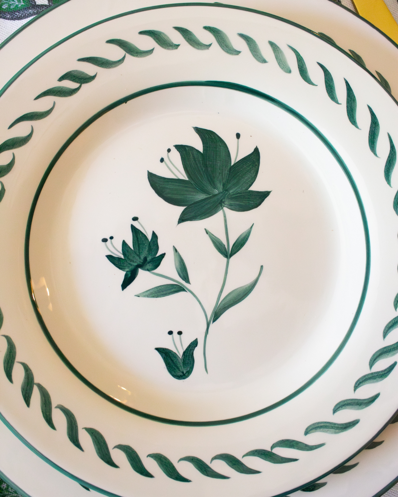 PLATO DE POSTRE PRADO (verde)