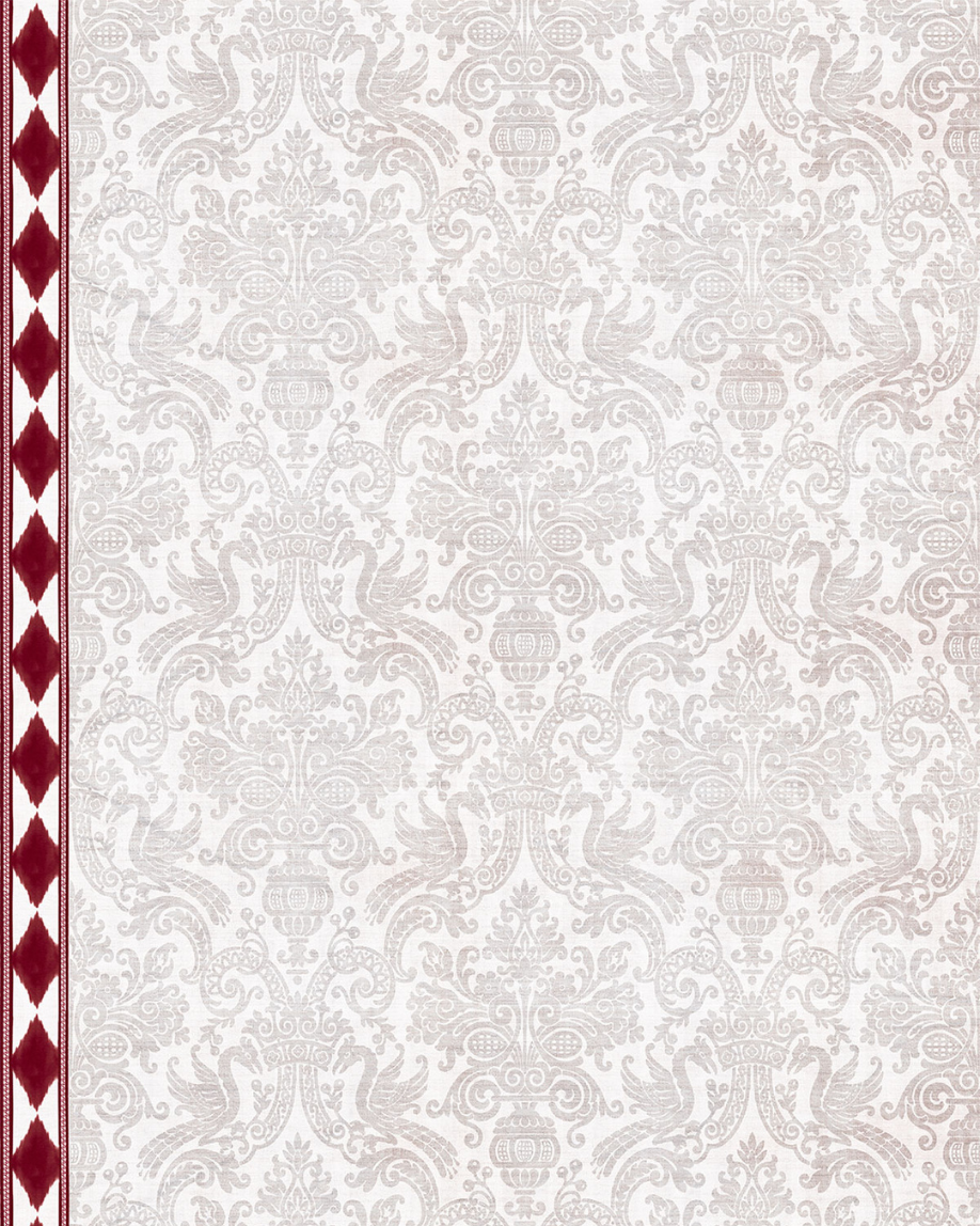 PAPEL PINTADO CAROLINA ROJO (rollo 5m2)