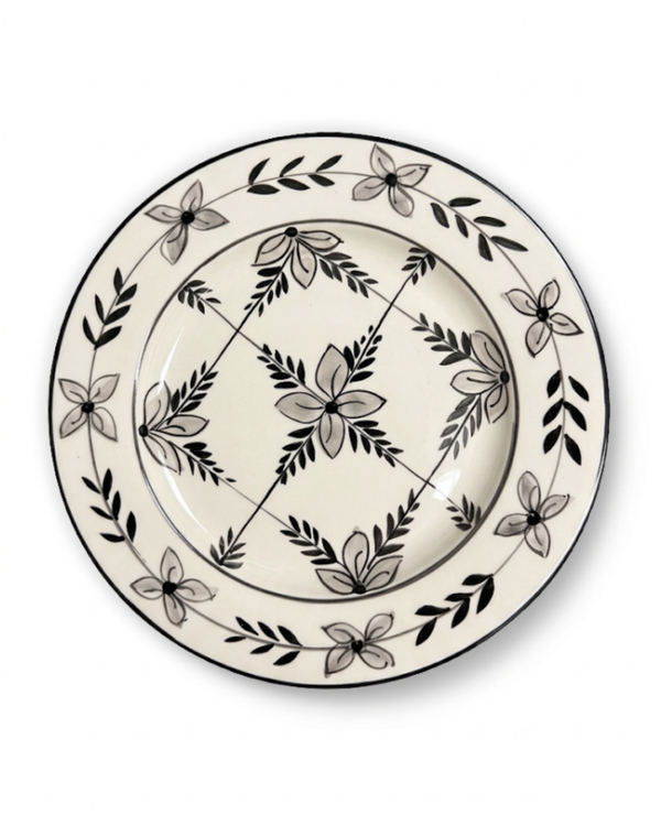 PLATO LLANO SIENA (negro)