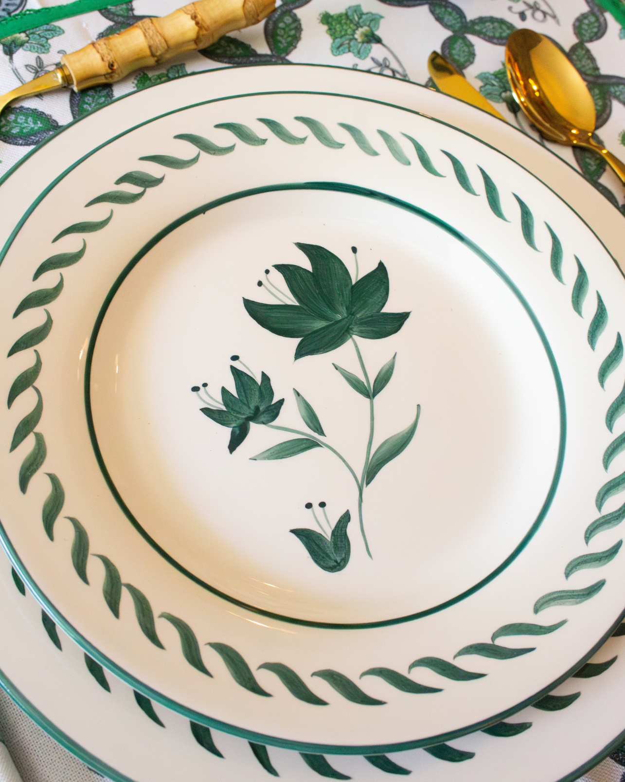 PLATO DE POSTRE PRADO (verde)