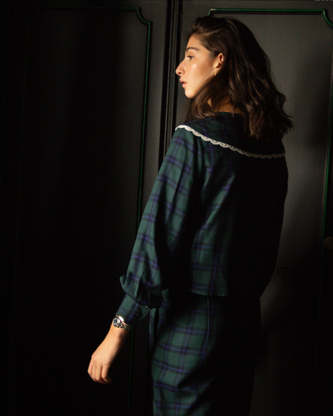 PIJAMA CASTILLO (tartán verde)