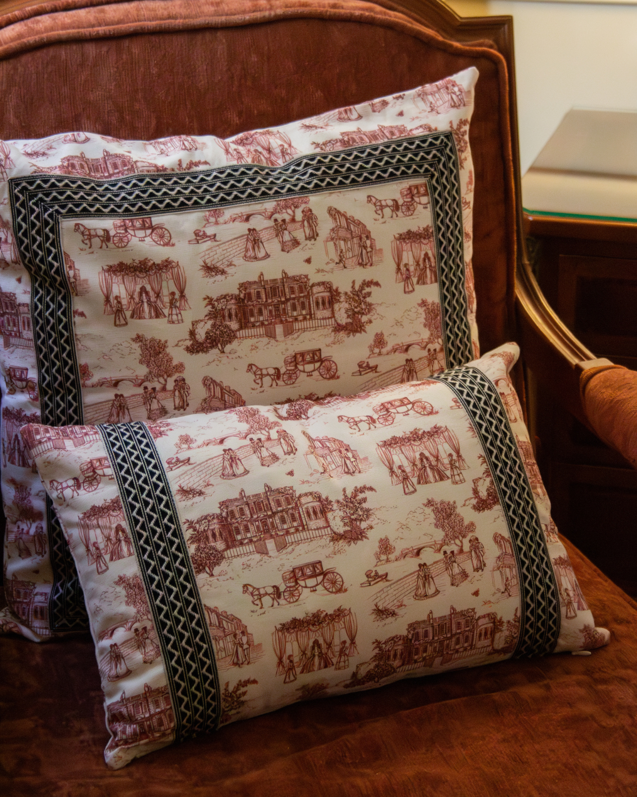 COJÍN PEQUEÑO ROSES COURT