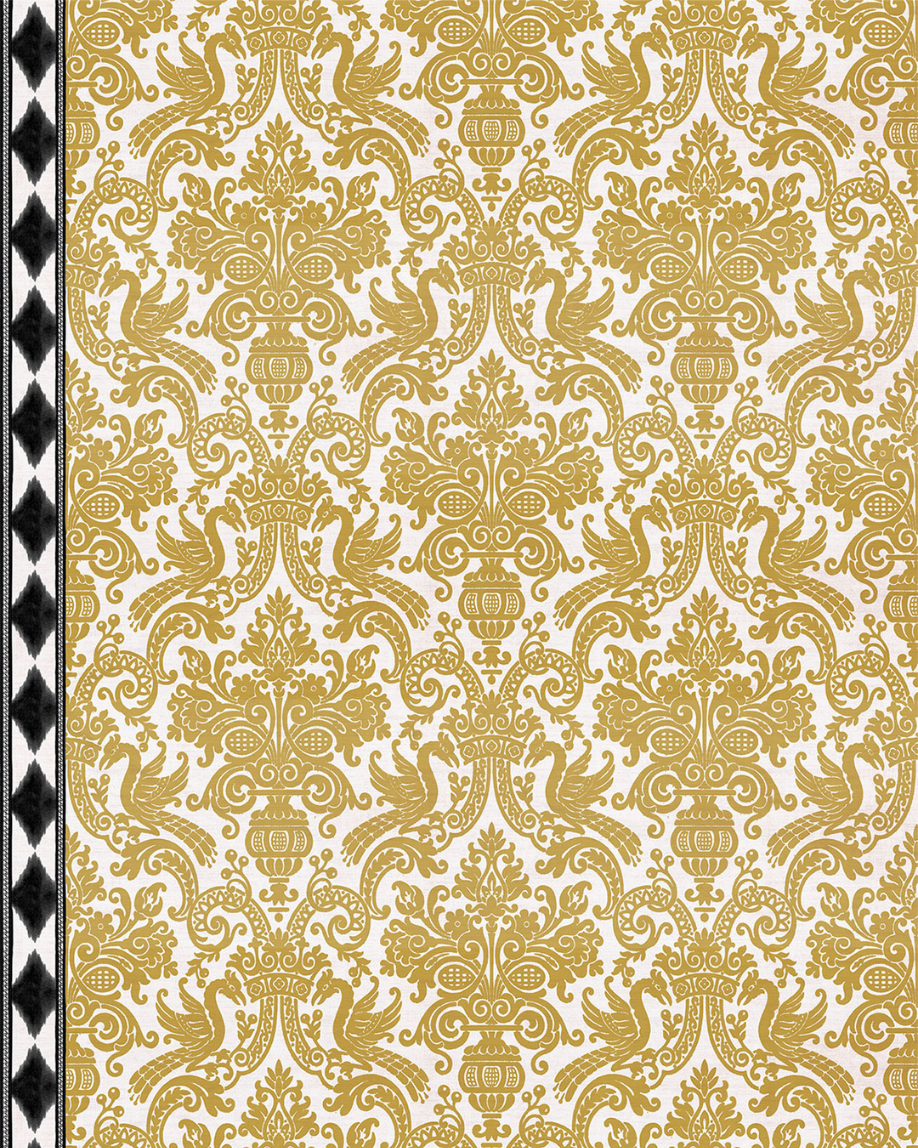 PAPEL PINTADO CARMEN NEGRO (rollo 5m2)