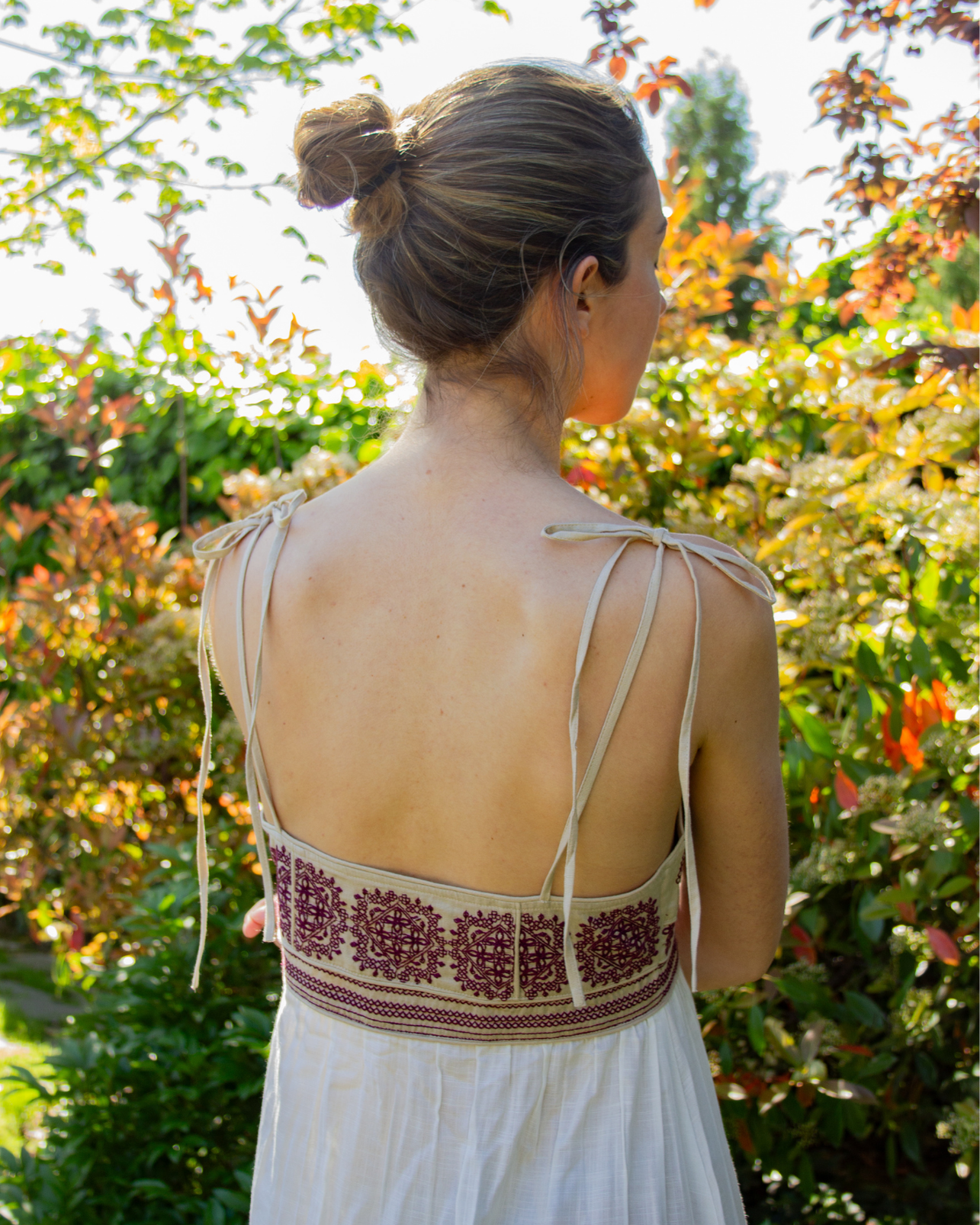 GARDENIA NIGHTGOWN (Burgundy)