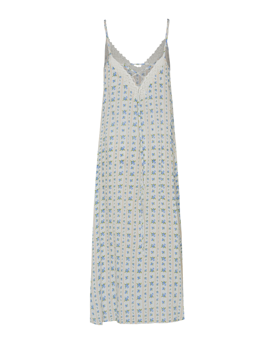 CAMISÓN GALA (floral rayas)