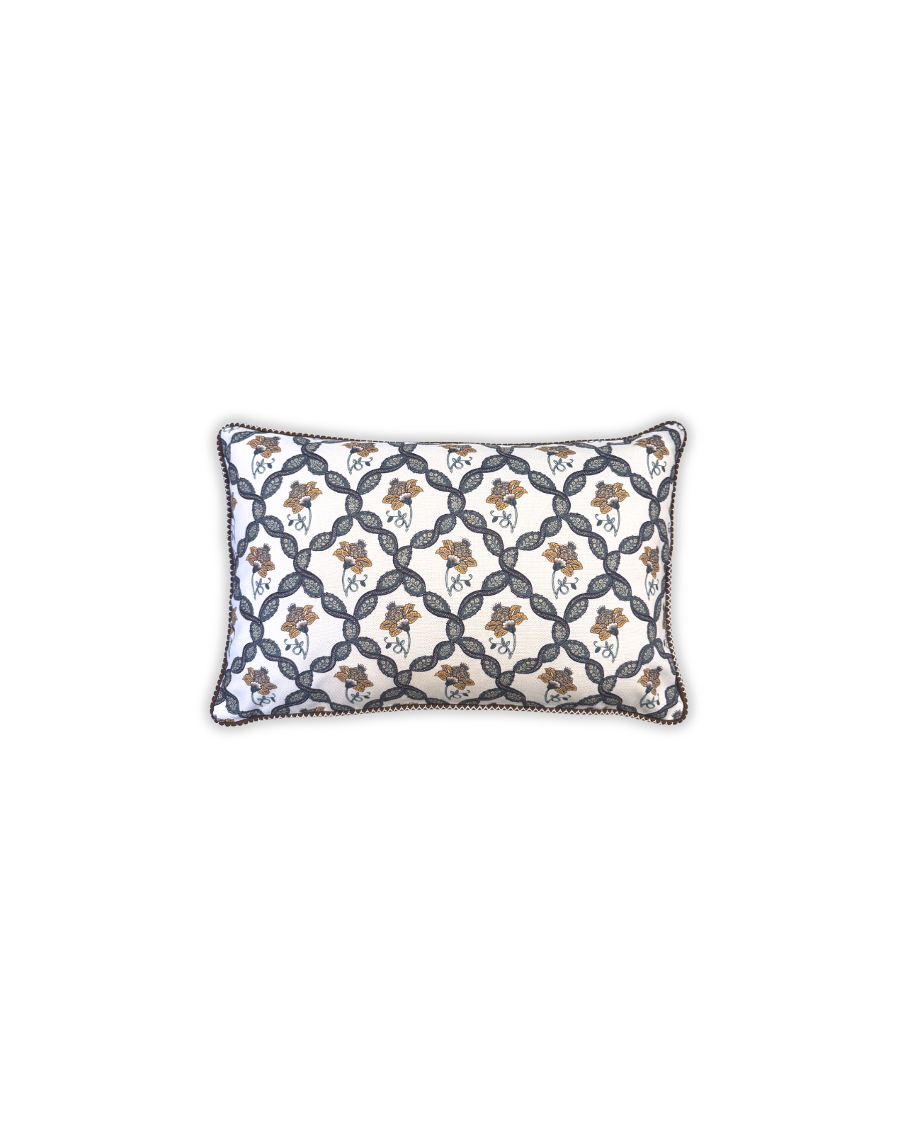 GARDENIA TRIAGE CUSHION SMALL (Blue)