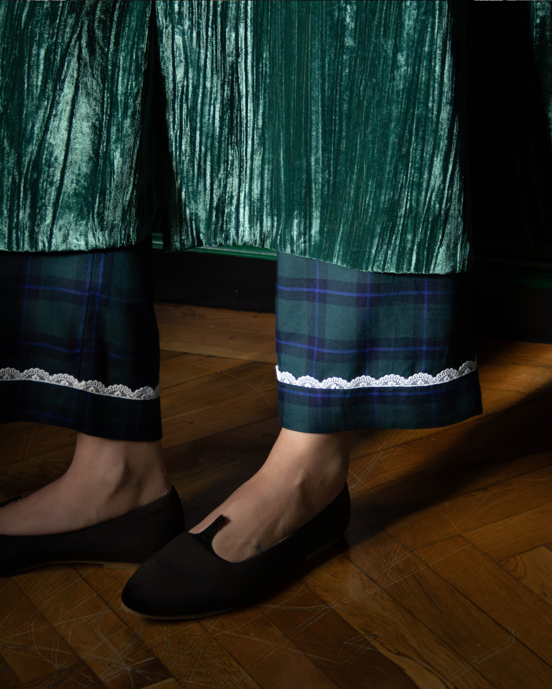 PIJAMA CASTILLO (tartán verde)