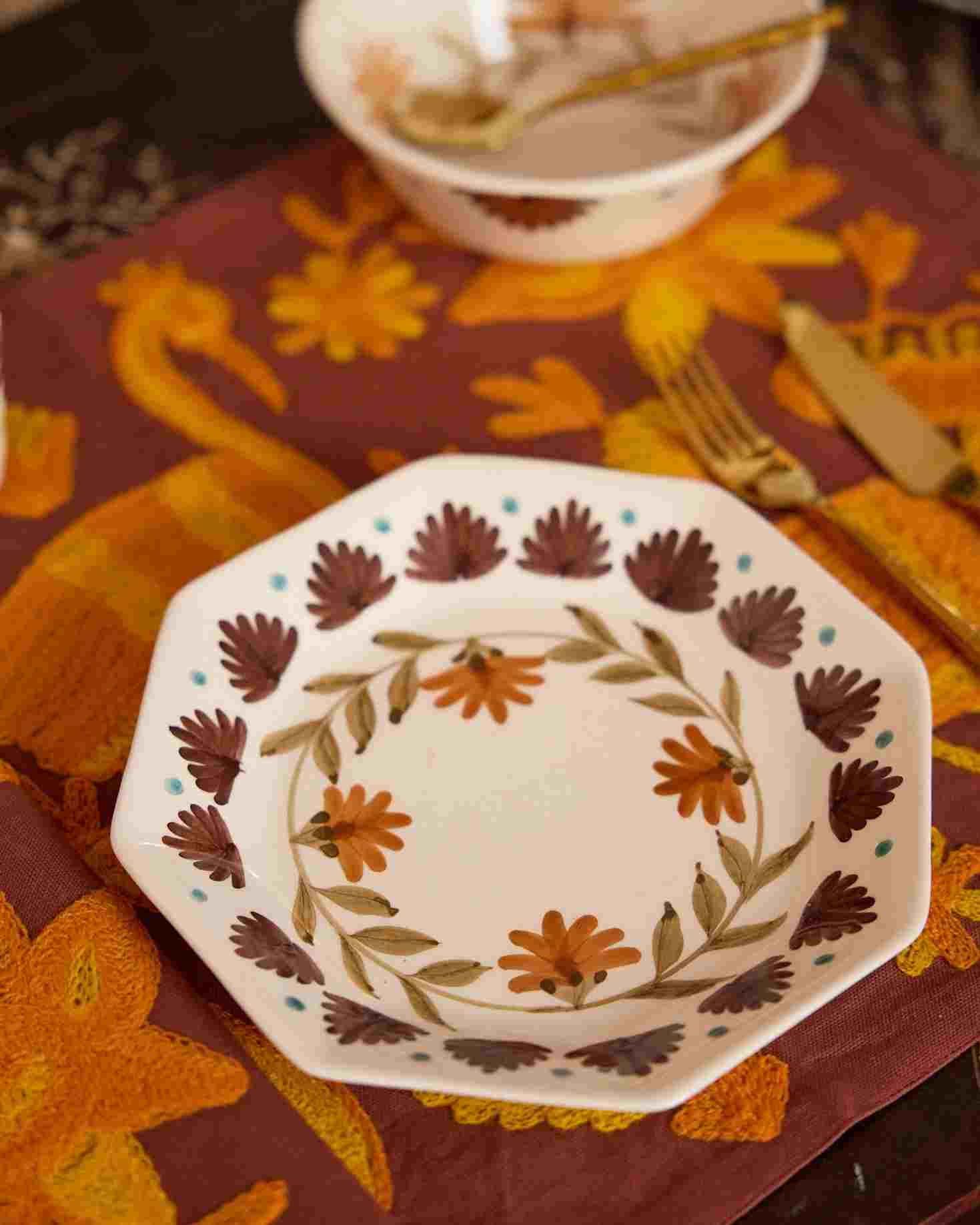 SET INDIVIDUAL Y SERVILLETA CAÑA MARRÓN