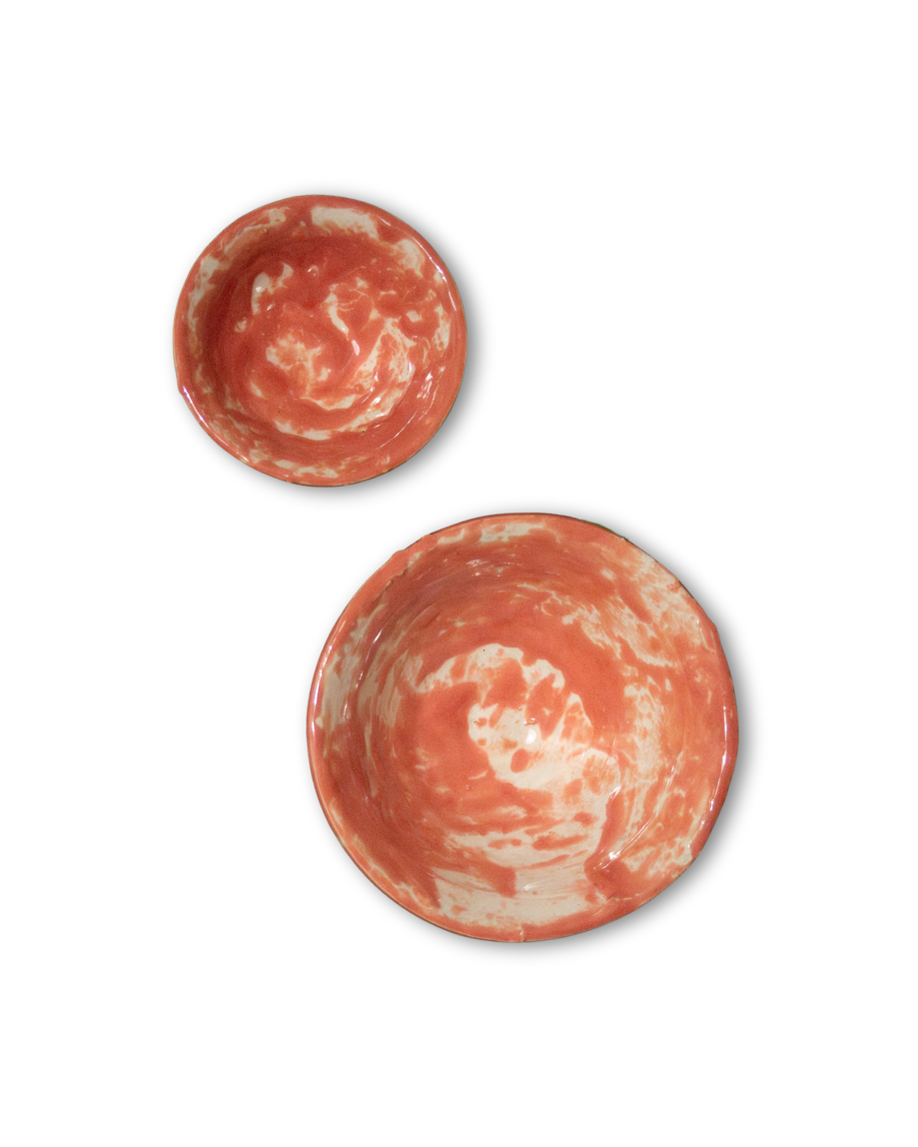 SET 2 POTTERYS MINIS SALMÓN