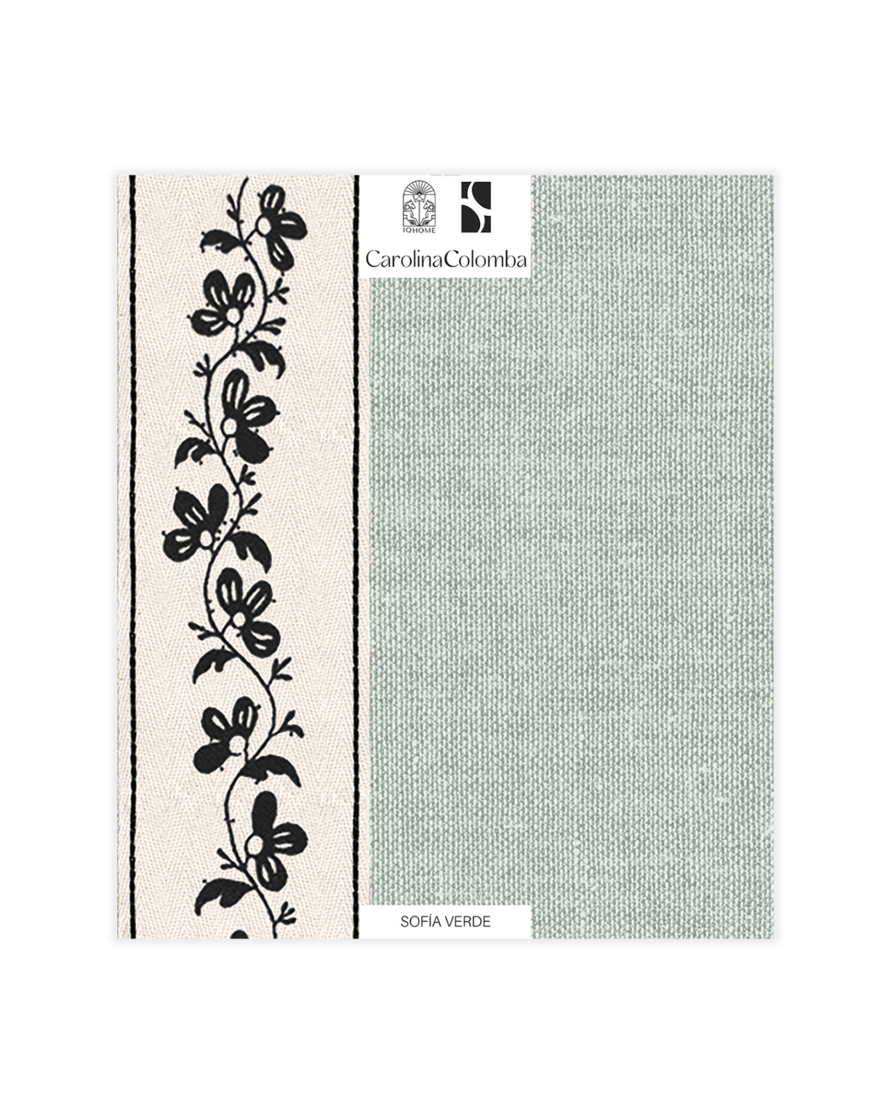 MUESTRA PAPEL PINTADO SOFÍA VERDE