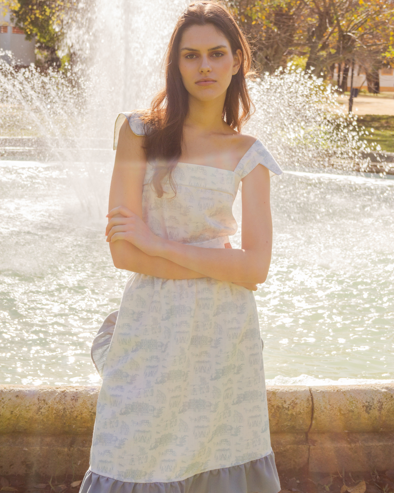 DELANTAL SILVER CROWN