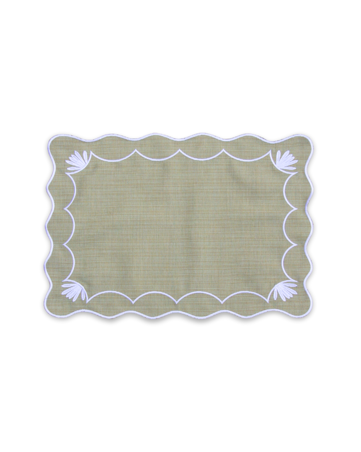 PLACEMATS AND PORT NAPKIN (green)