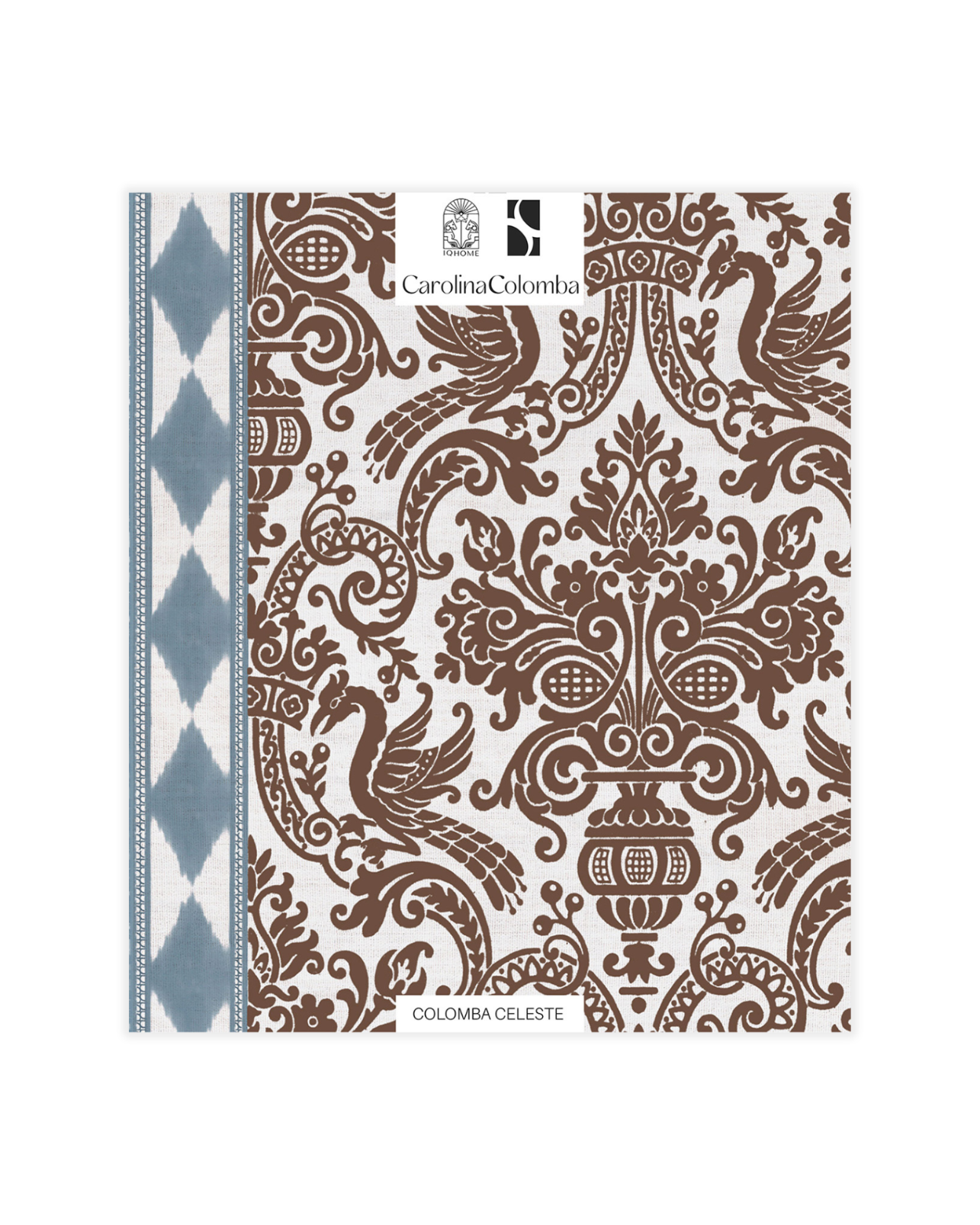 MUESTRA PAPEL PINTADO COLOMBA CELESTE