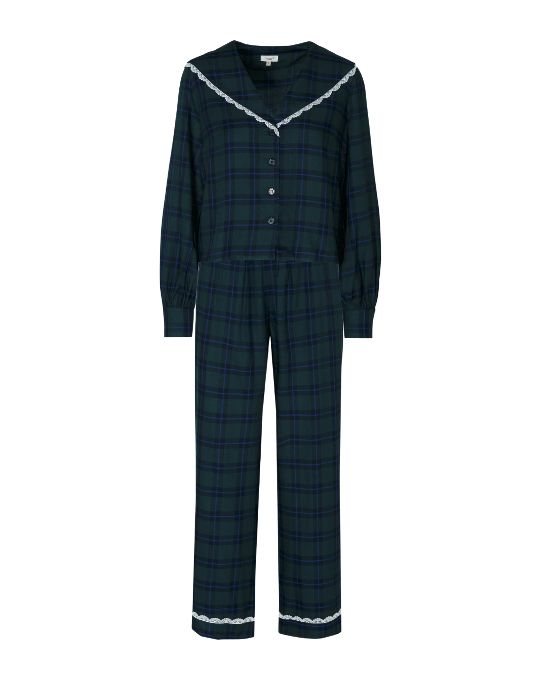 PIJAMA CASTILLO (tartán verde)