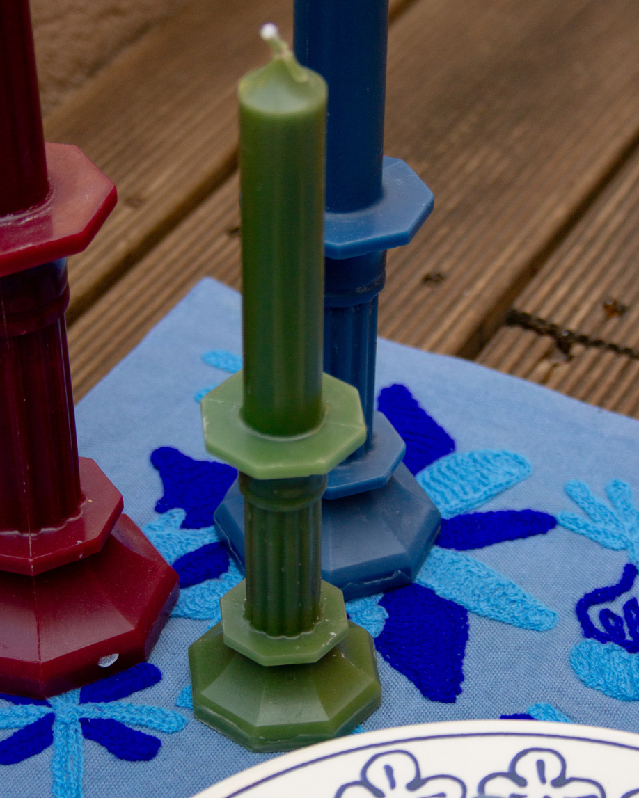 SET 3 CANDELABRA CANDLES