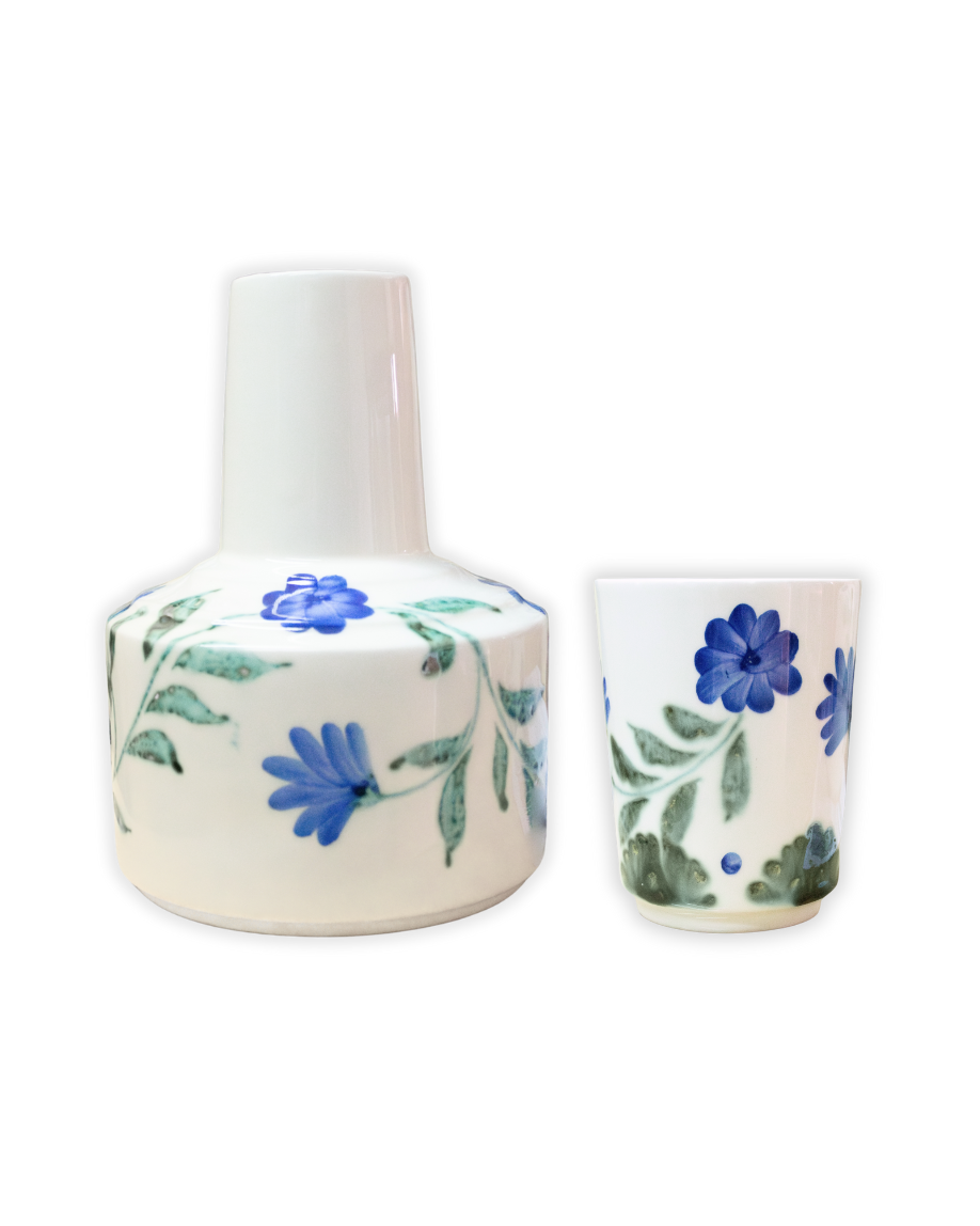 JARRA CON VASO CARMEN (verde)